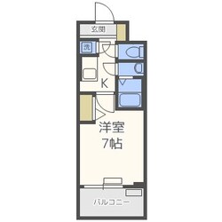 レジュールアッシュウエストレジスの物件間取画像